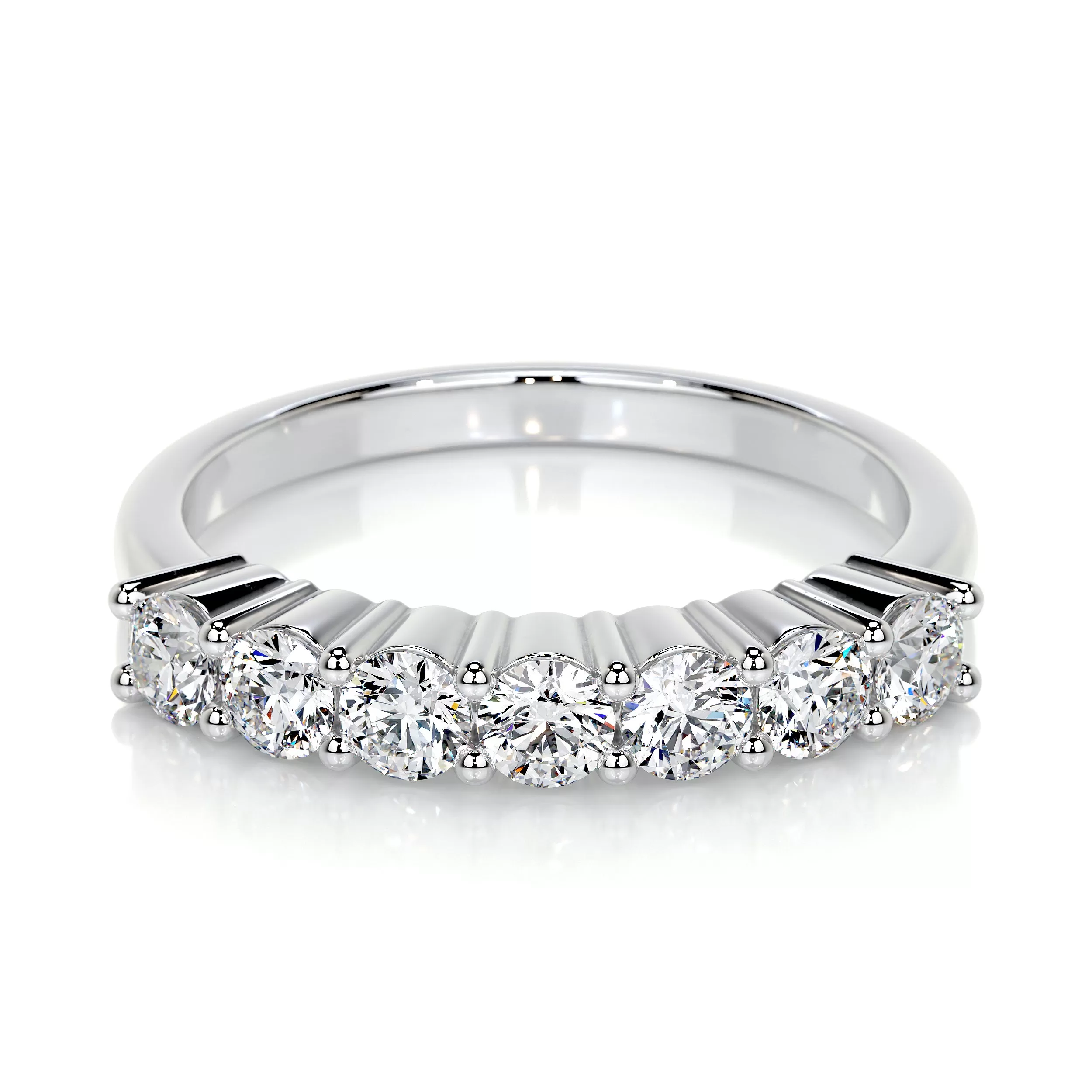 Catherine Lab Grown Diamond Wedding Ring   (0.75 Carat) -18K White Gold