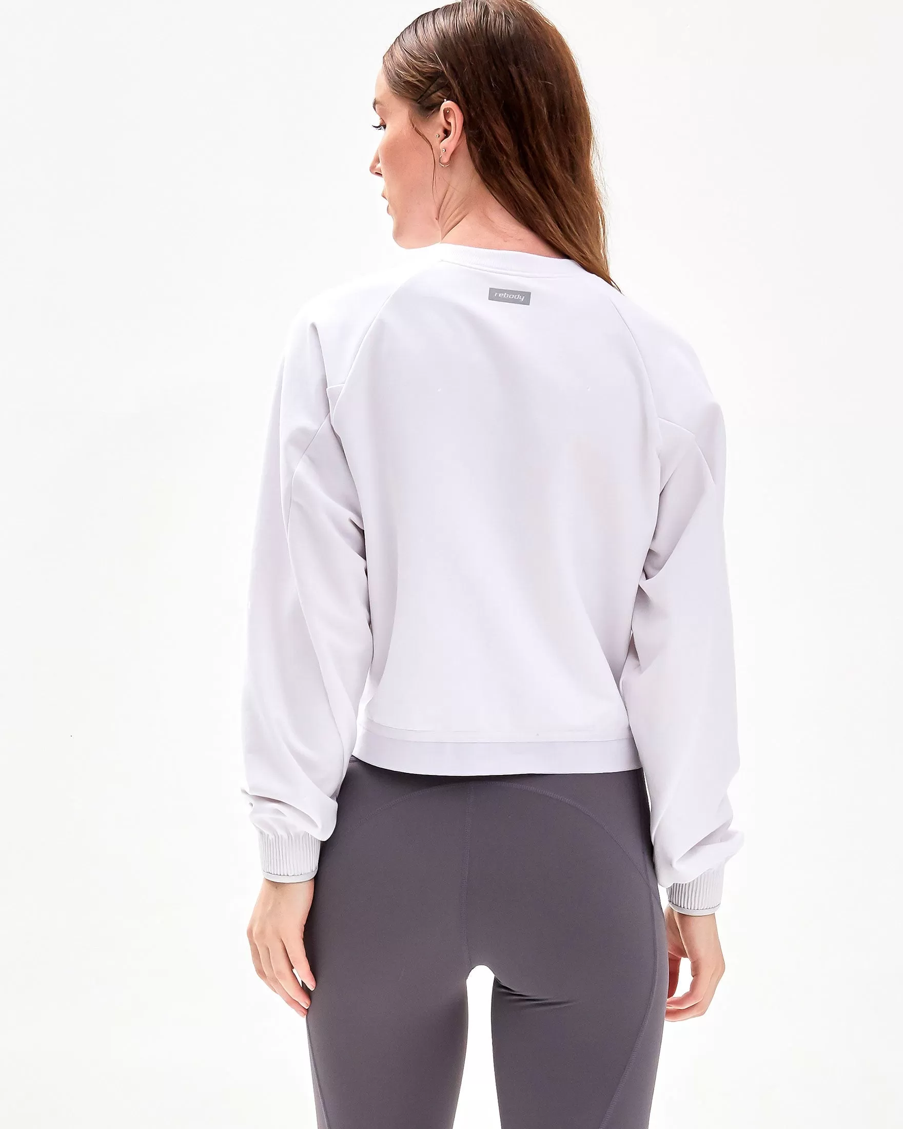 City Zip Crop Crewneck