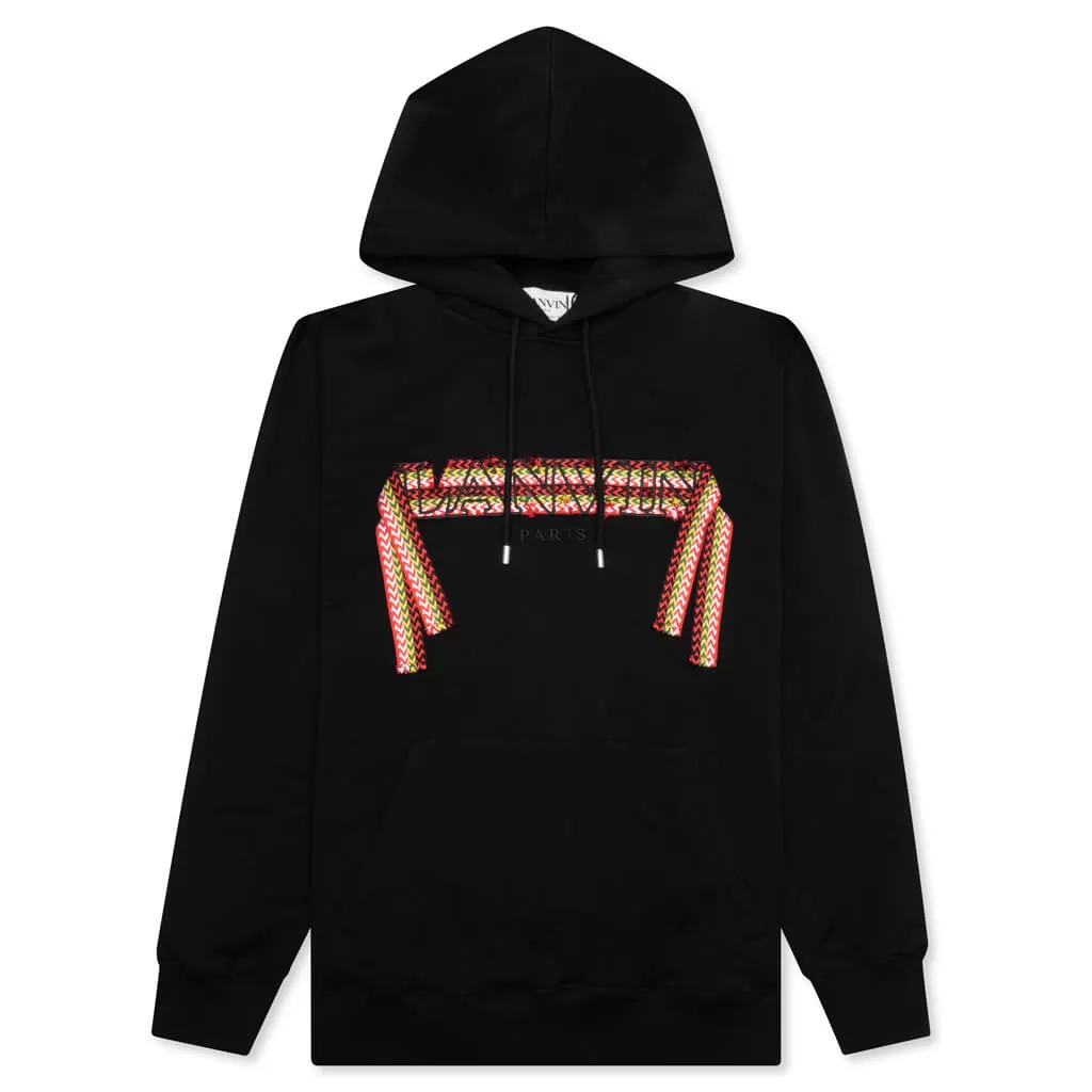 Classic Oversized Curblace Hoodie - Black