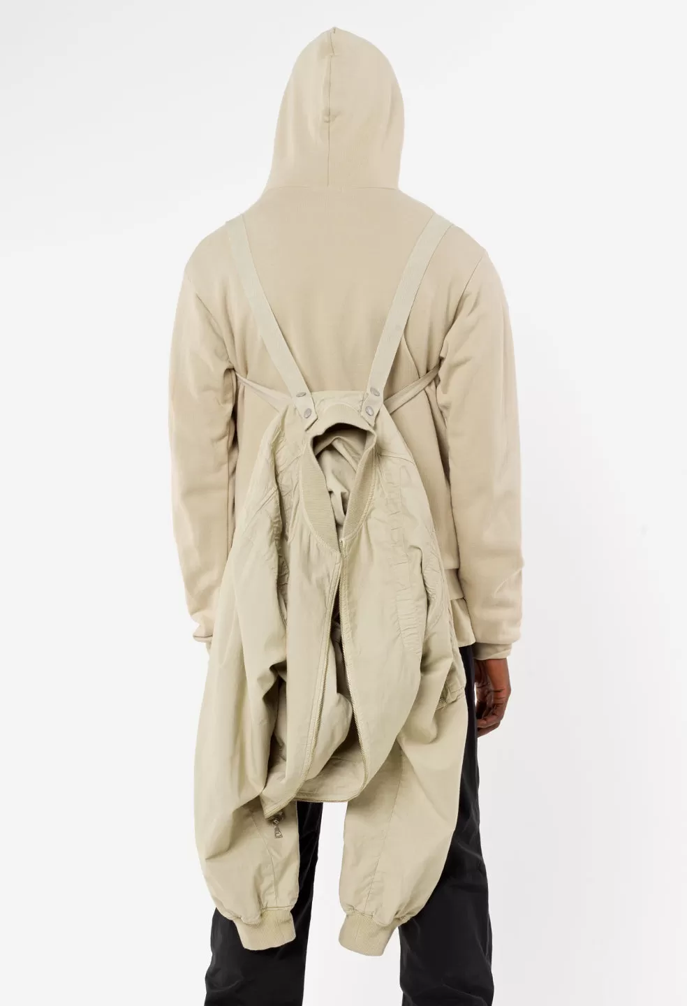 Cotton Poplin Frame Flight Jacket / Desert