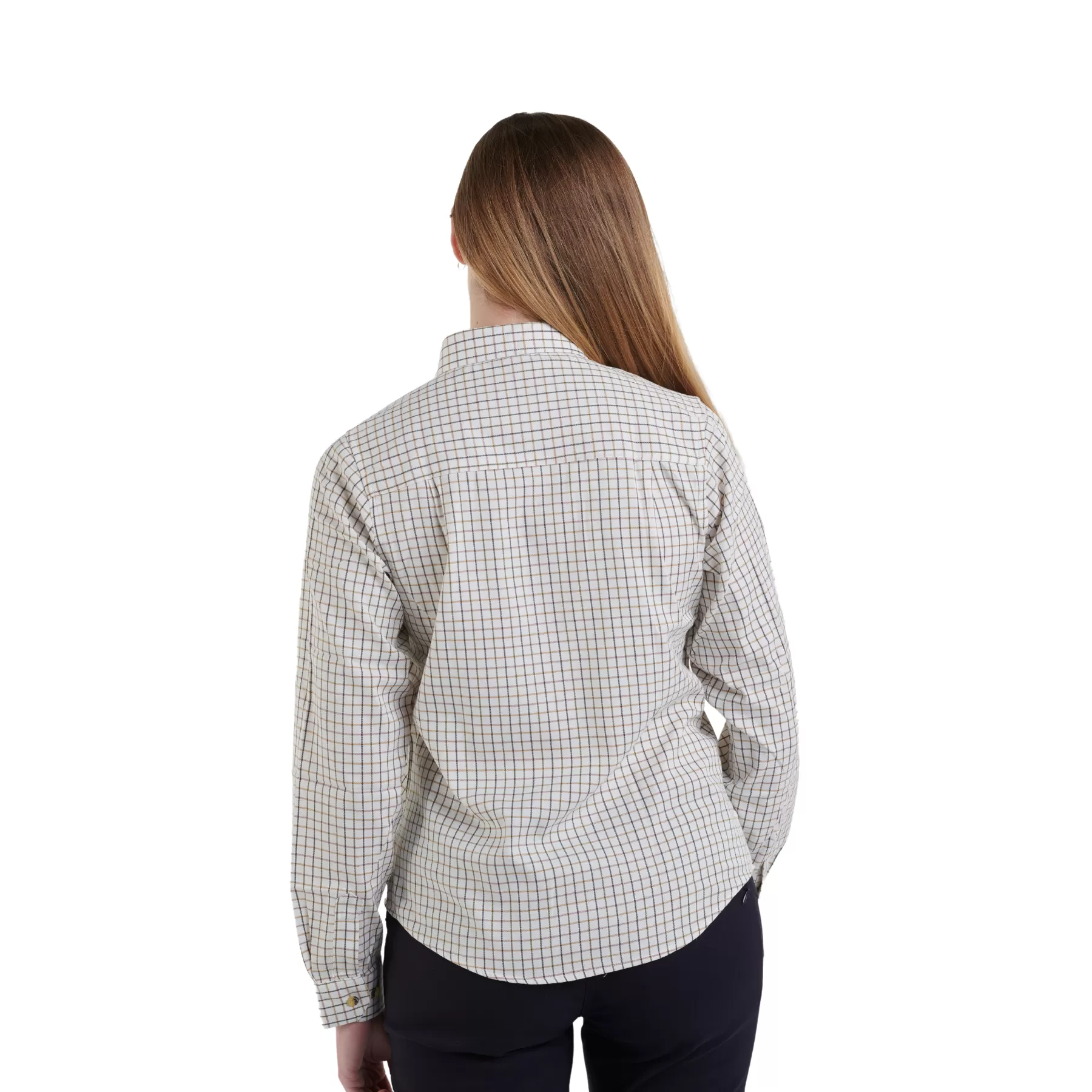 Country Classics Womens Check Long Sleeve Shirts - Tattersall Green