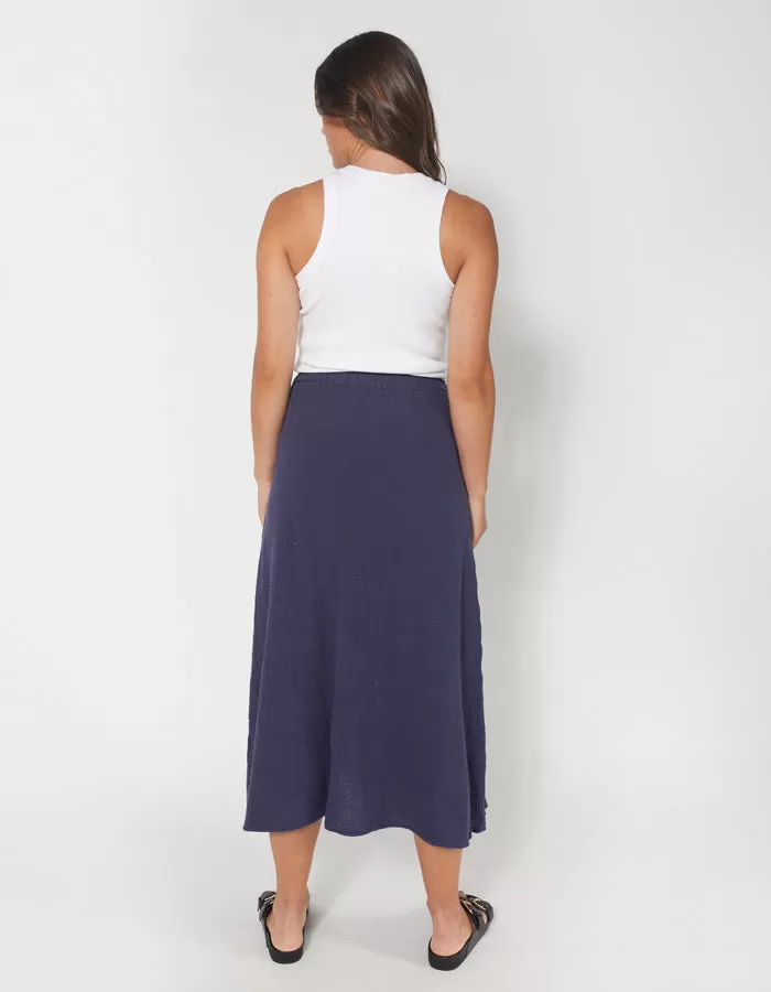 Dear Sutton Jamila Skirt - Naval Blue