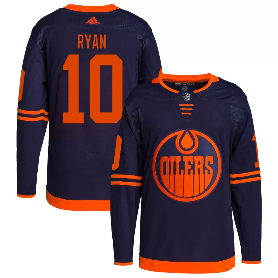 Derek Ryan Edmonton Oilers adidas Alternate Primegreen Authentic Pro Jersey - Navy