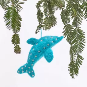 Dolphin Felt Ornament