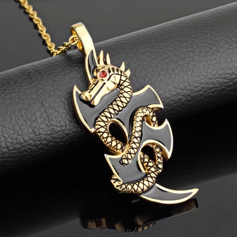 Dragon Enamel Pendant