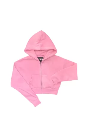 Dylan Zip Crop Hoodie