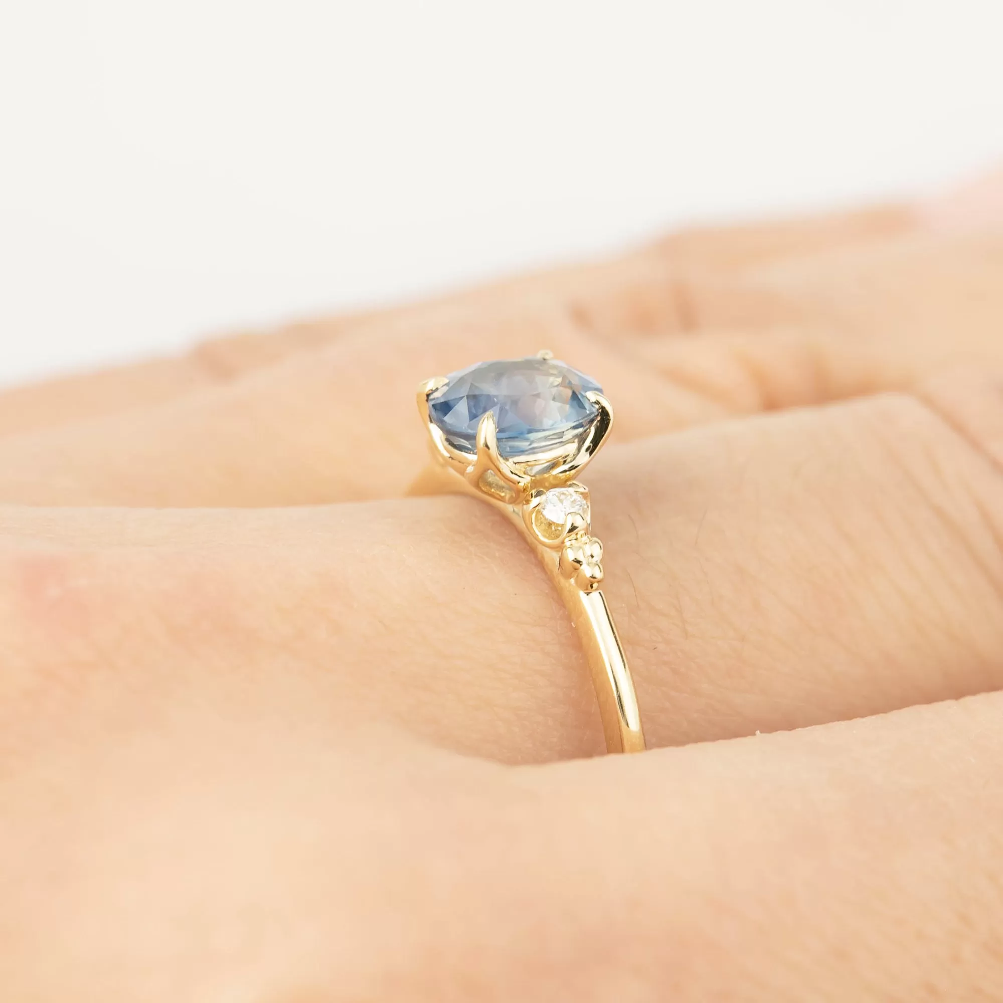 Estel Ring - 1.25ct Blue Sapphire (One of a kind)