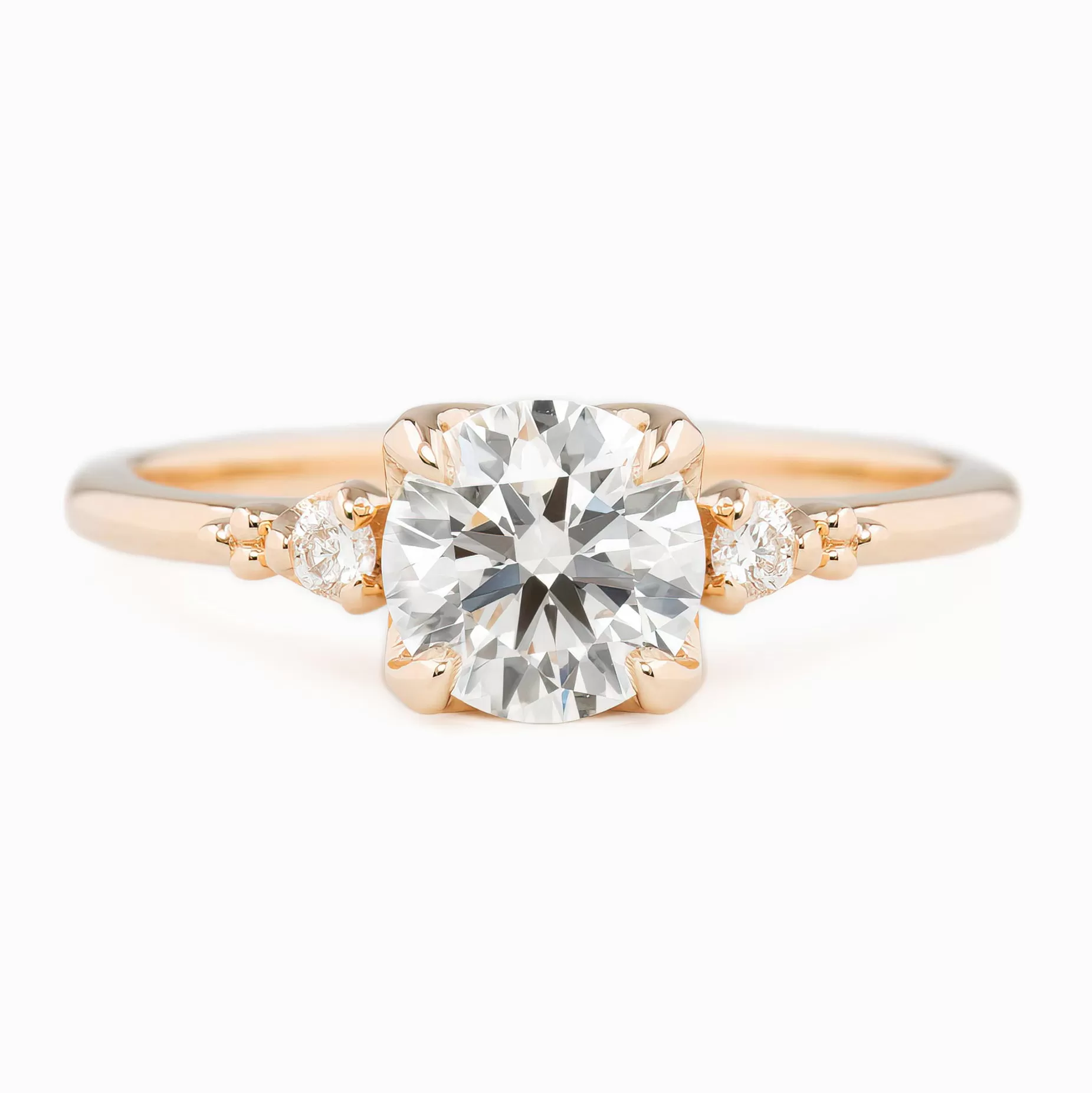 Estel Round Diamond Ring (Choose your own diamond)