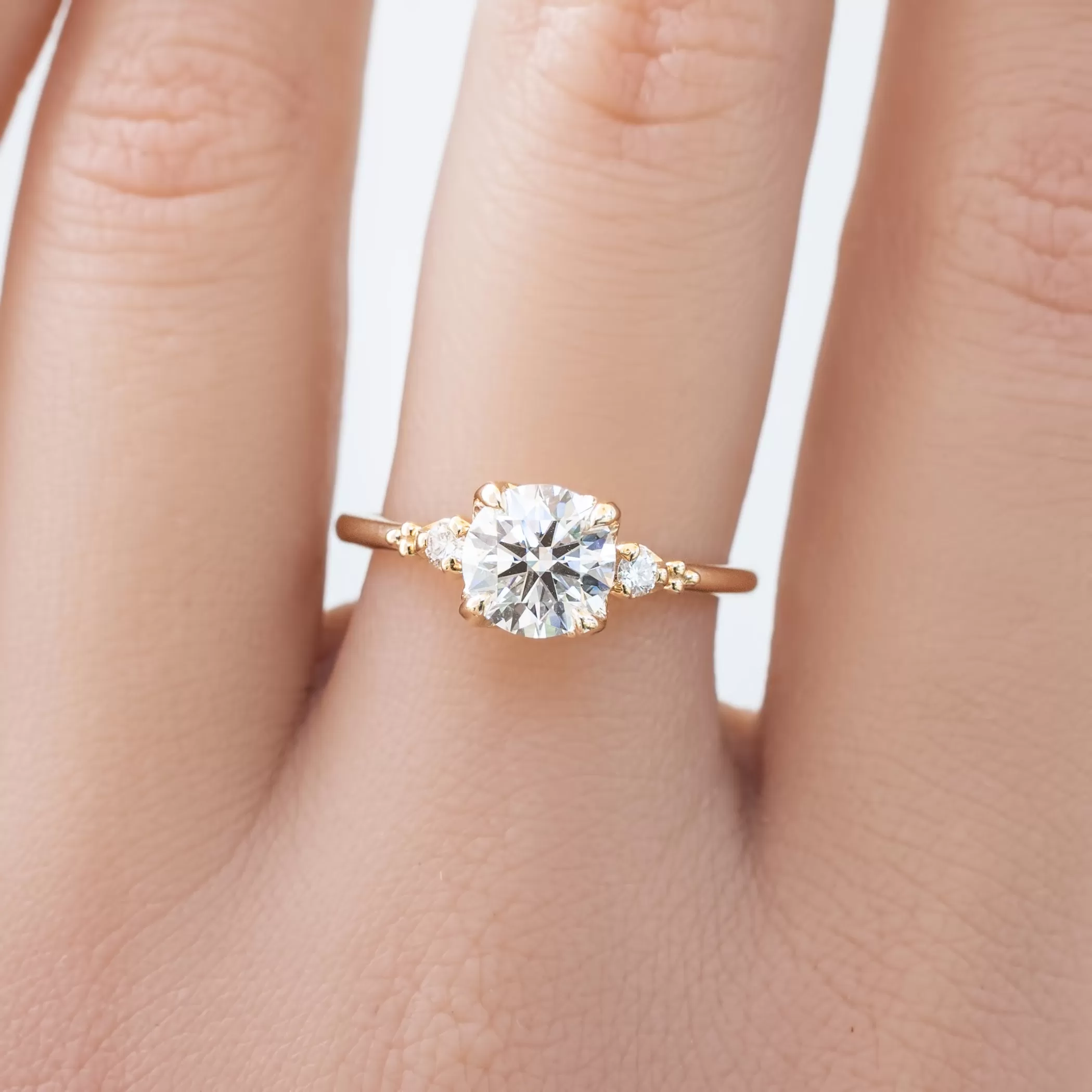 Estel Round Diamond Ring (Choose your own diamond)