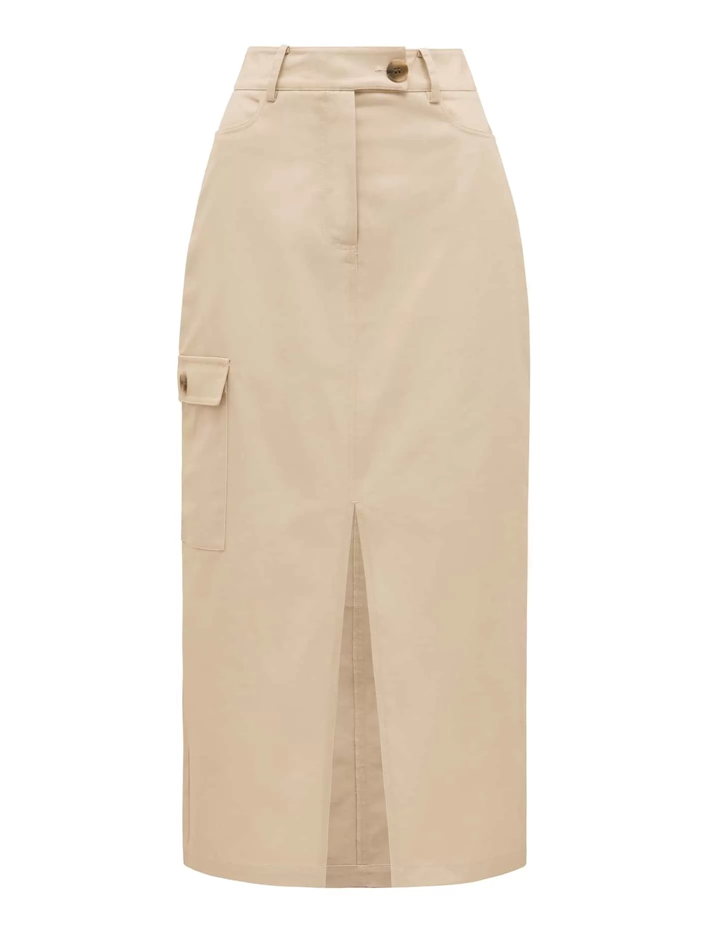 Evelyn Split Midi Skirt