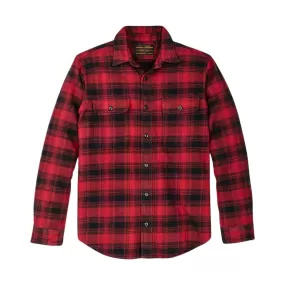 Filson Men's Vintage Flannel Work Shirt - Red Oak Ombre