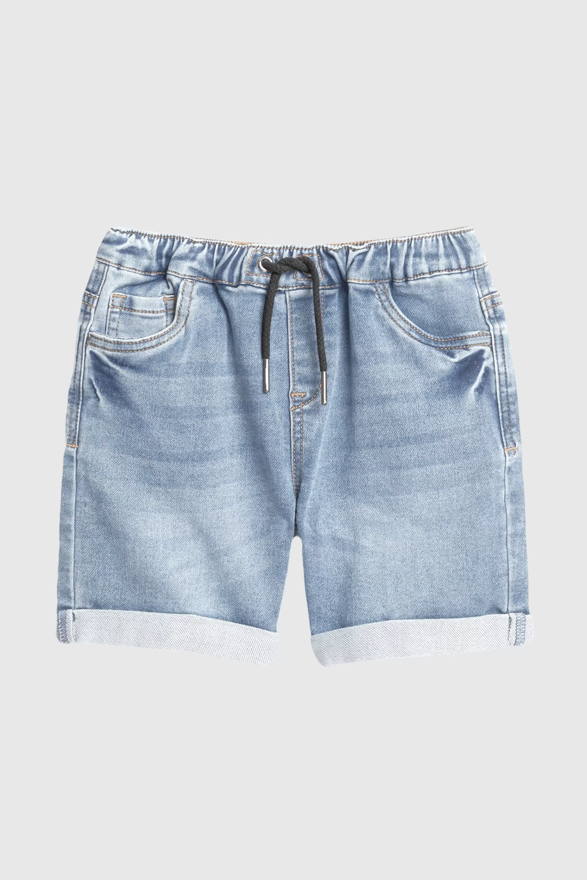 Folded Denim Short