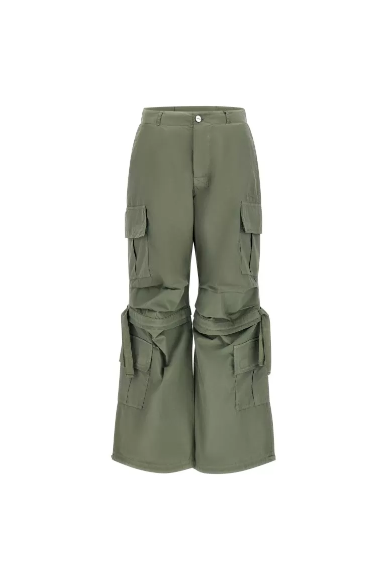 Freddy Cargo trousers with pockets and drawstring BRITNEYF301 V69X pigmented green 