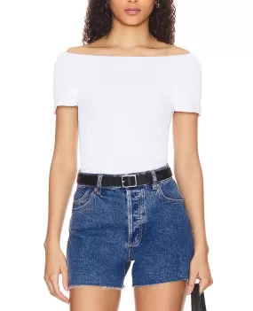 Free People Ribbed Seamless Off Shoulder