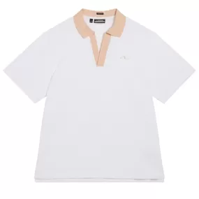 Gavin Pro Terry Relaxed Fit Polo White - W23