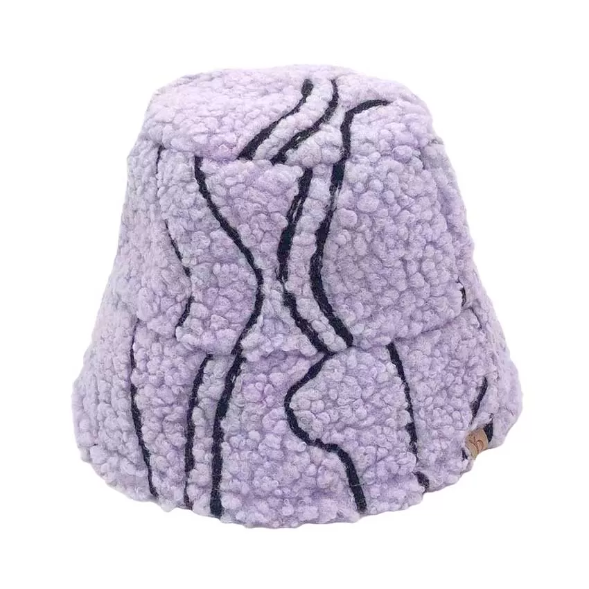 Geometric Sherpa Bucket Hat