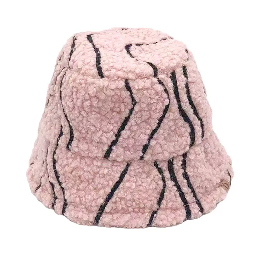 Geometric Sherpa Bucket Hat