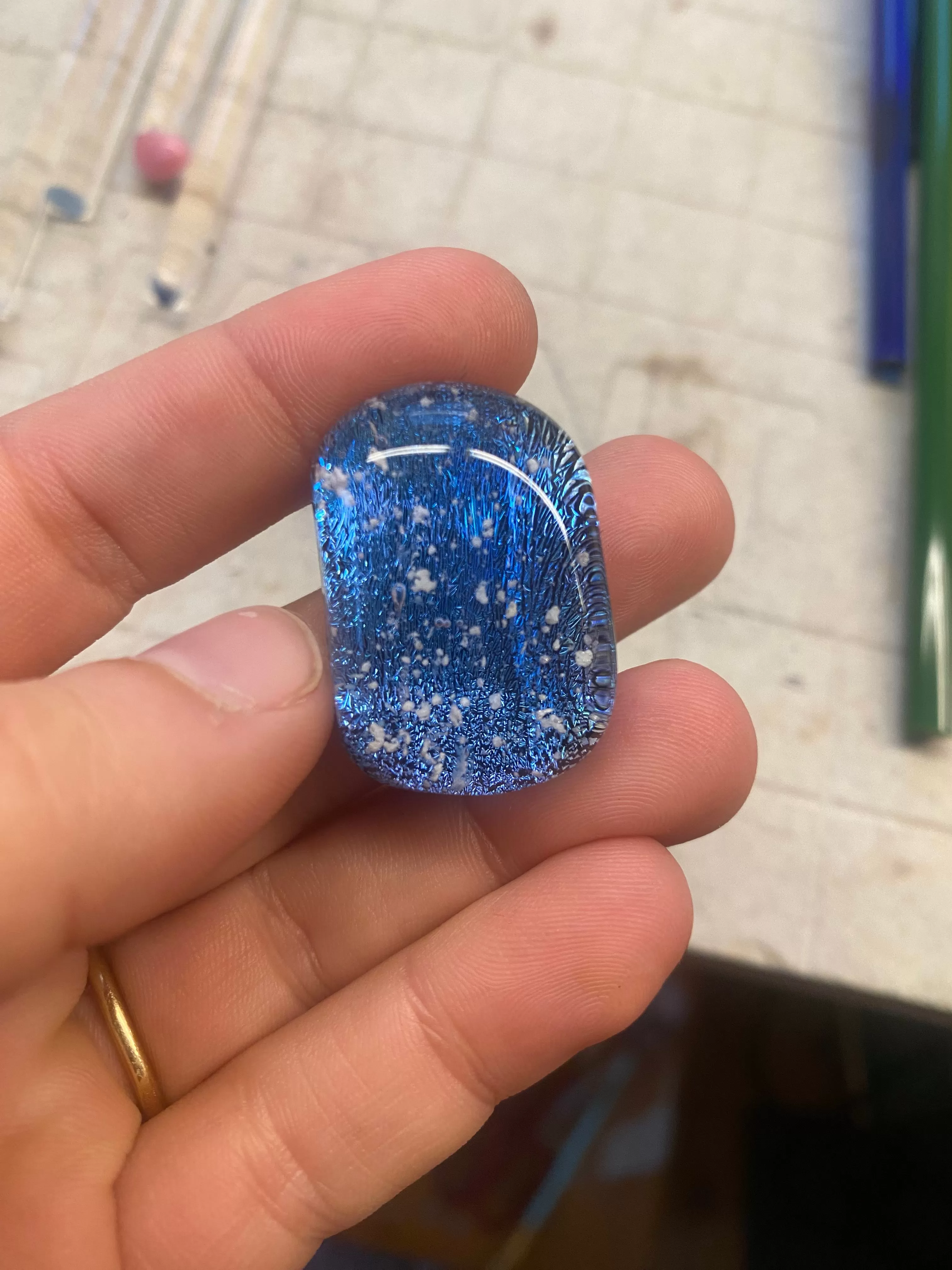 Glass Sparkle Stones with Infused Cremains