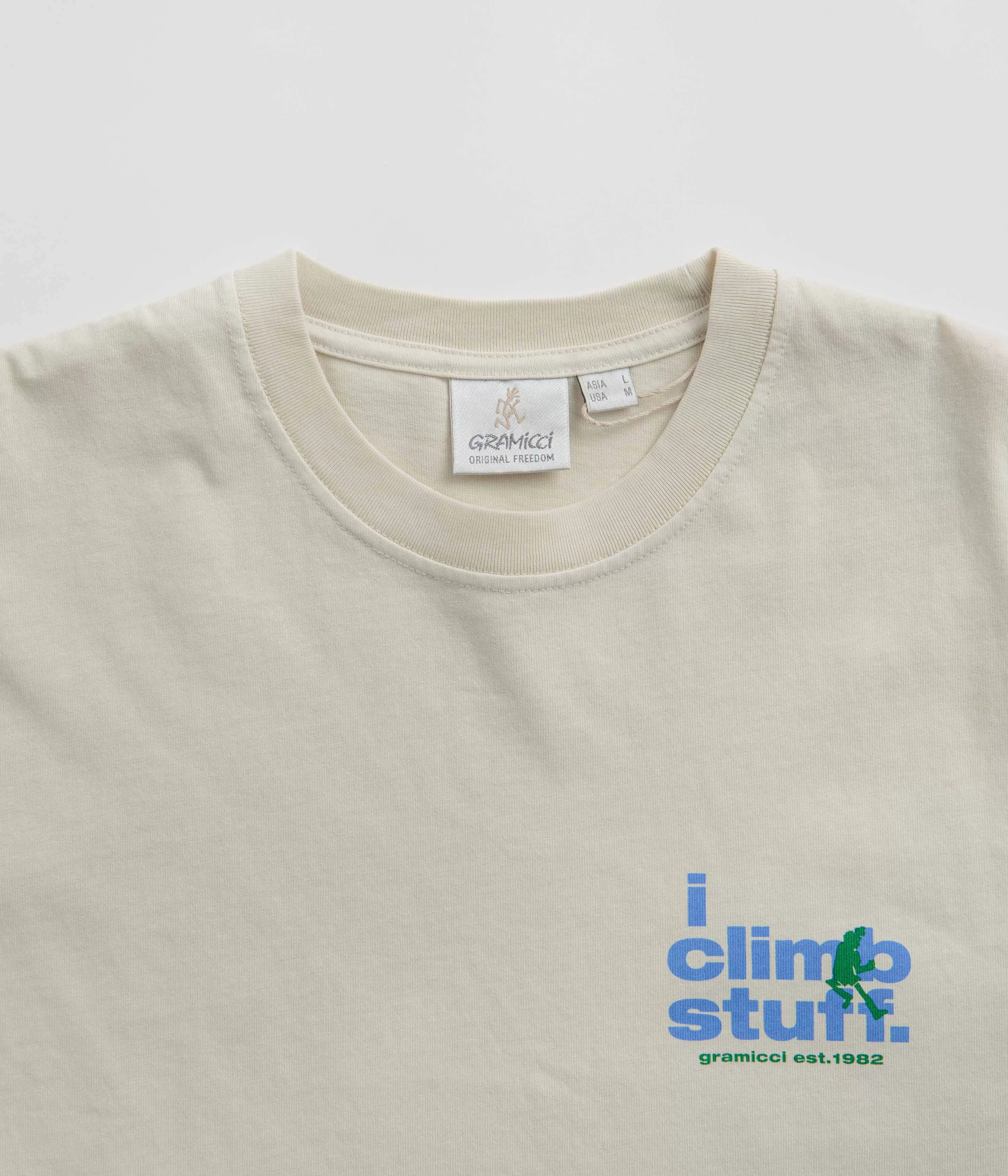 Gramicci I Climb Stuff T-Shirt - Sand Pigment