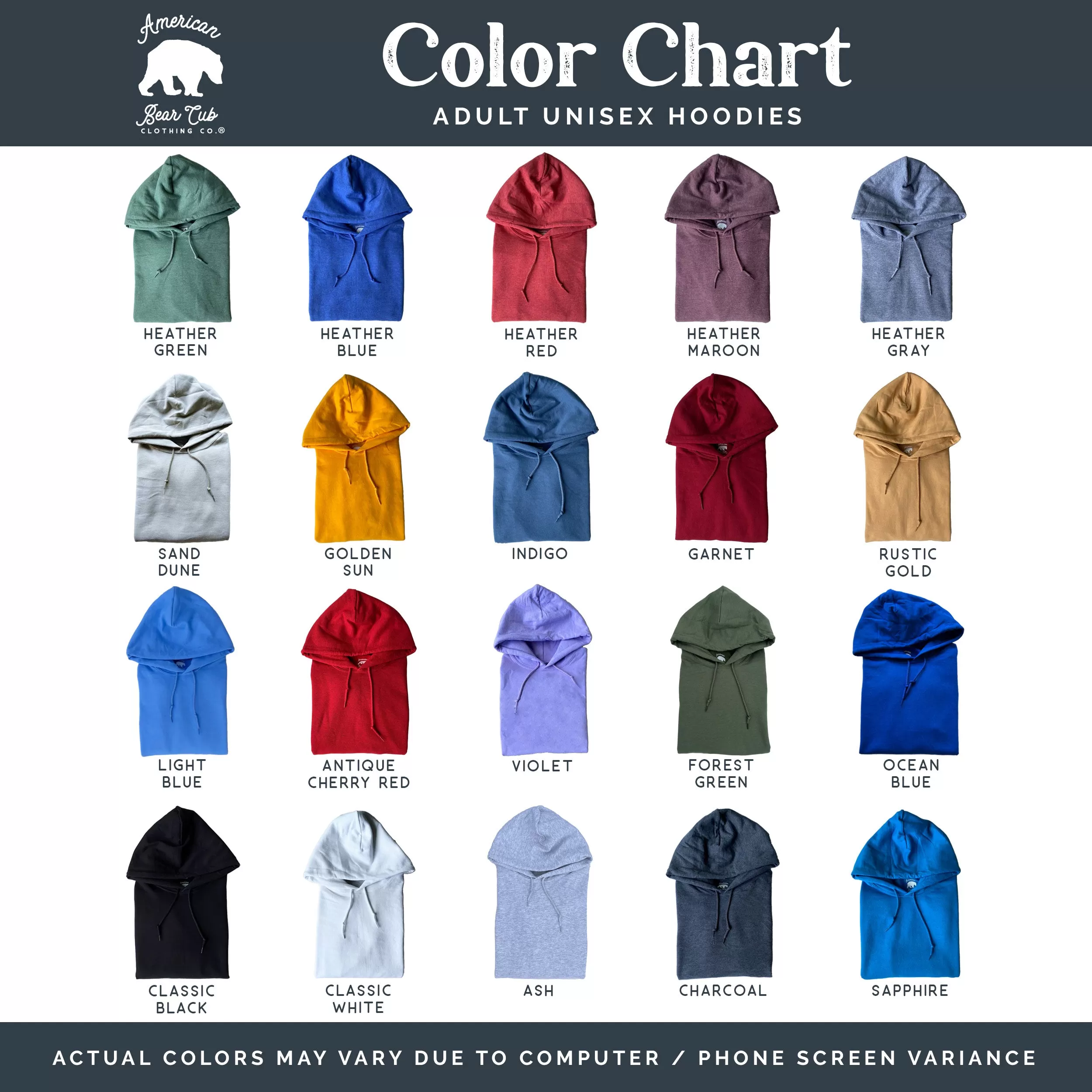 Grand Canyon National Park Adult Hoodies - light or dark artwork