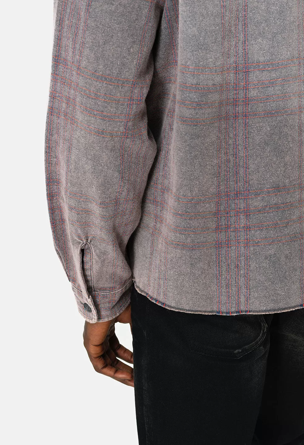 Hemi Oversized Shirt / Alloy Check