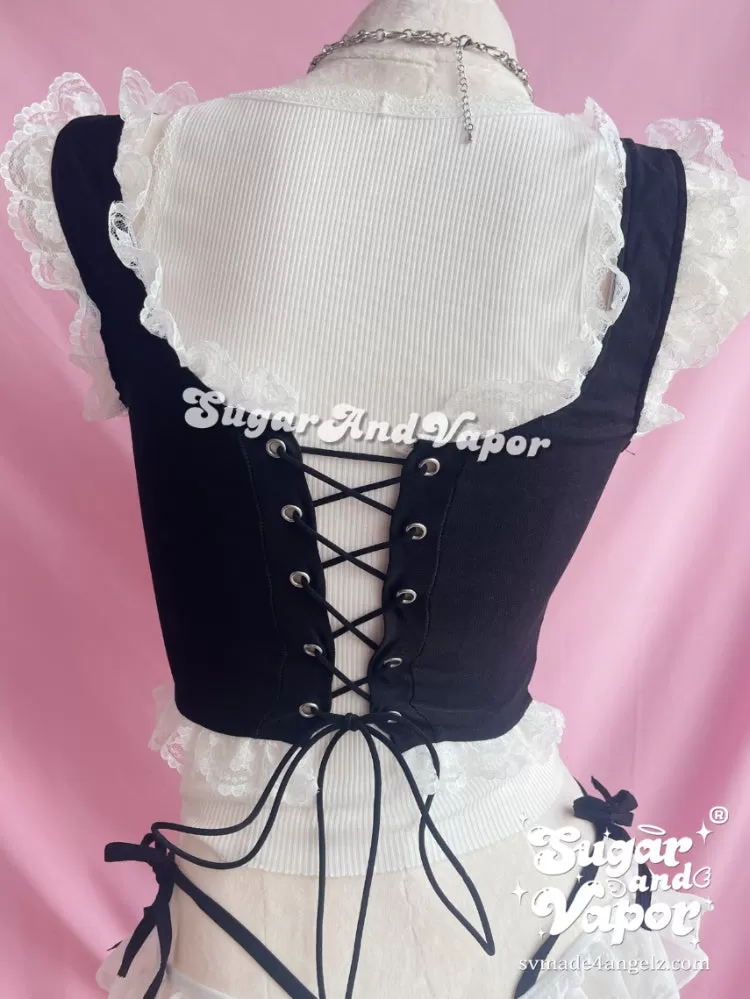 Holly Girly Lace Corset Top