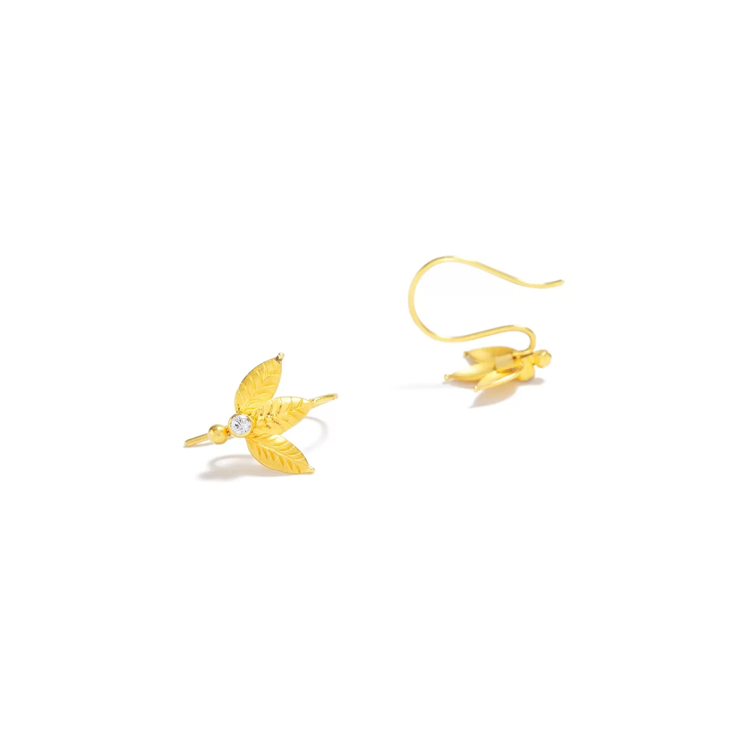 Honey Flower Hook Earrings