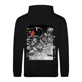 Hoodie "Graffiti Flowers"