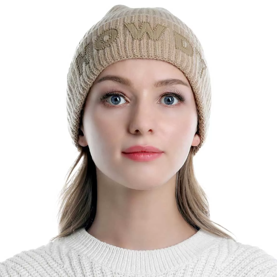 Howdy Message Knit Beanie Hat