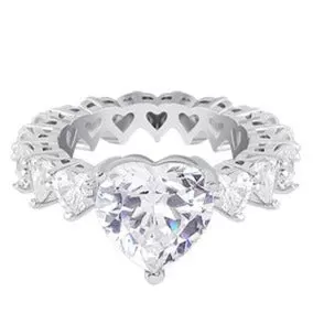 Icy Heart Ring