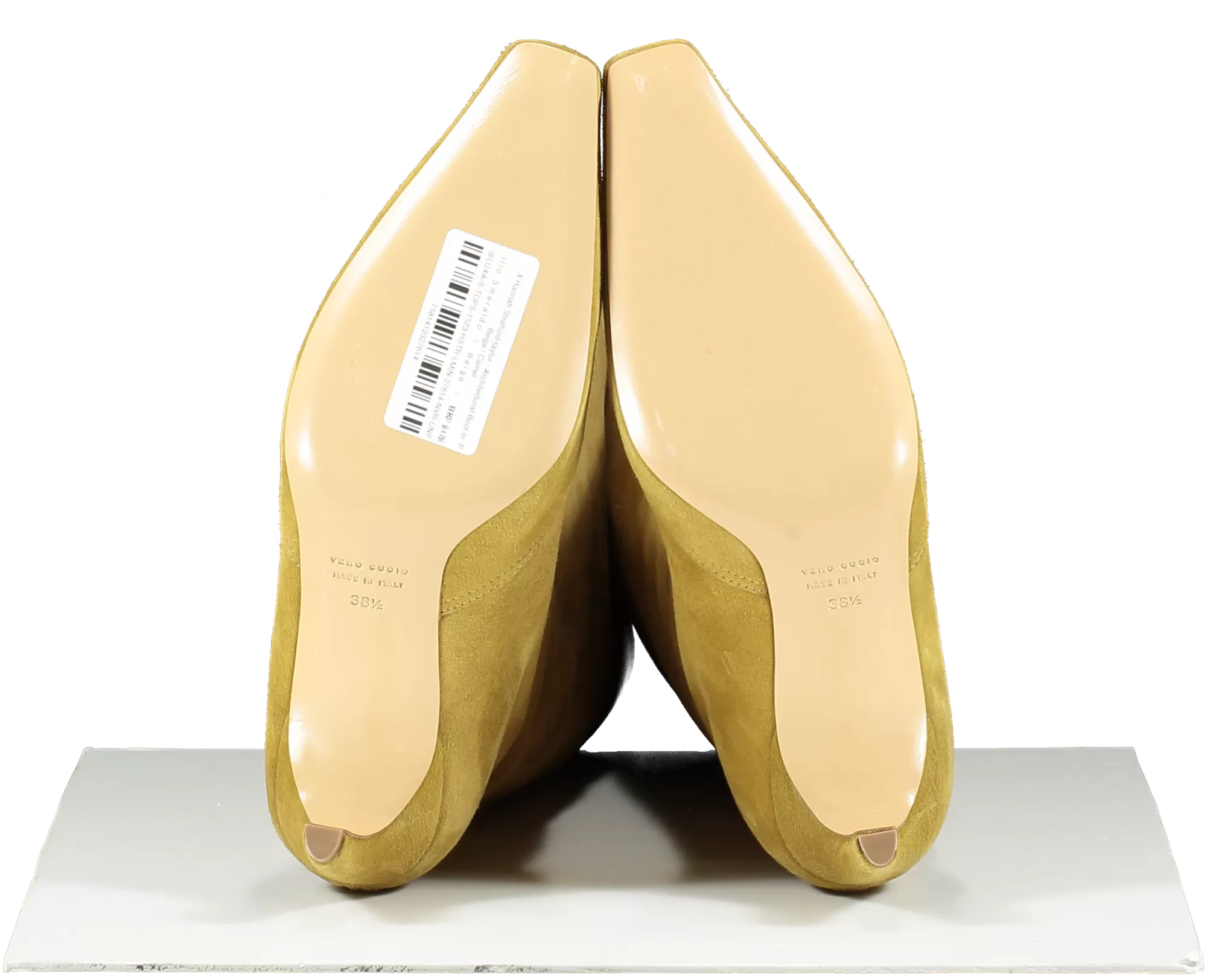 Ilio Smeraldo X Hannah Strafford-taylor - Architectural Boot In Beige / Camel UK 5.5 EU 38.5 👠