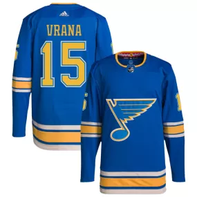 Jakub Vrana St. Louis Blues adidas Alternate Authentic Pro Jersey - Blue