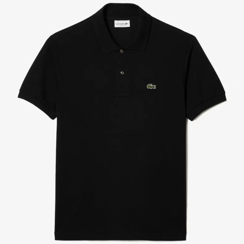 Lacoste Original Petit Pique Cotton Polo (Black) L1212-51