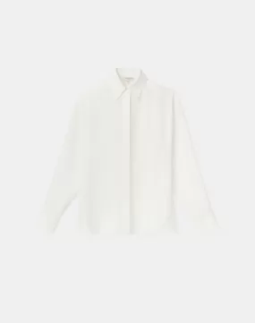 LAFAYETTE 148 Livia Blouse in Finesse Crepe