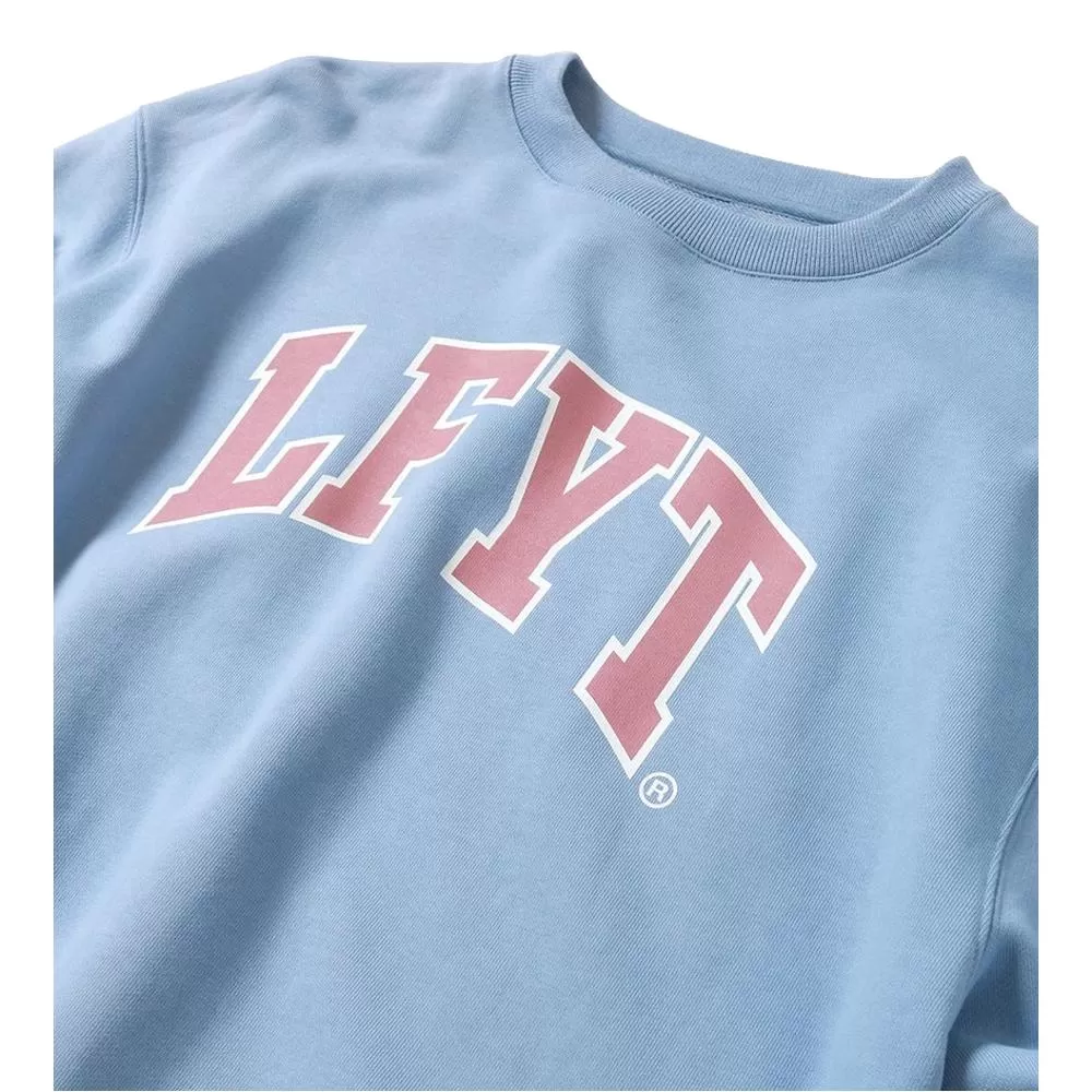 LAFAYETTE LFYT ARCH LOGO CREWNECK SWEATSHIRT-LIGHT BLUE