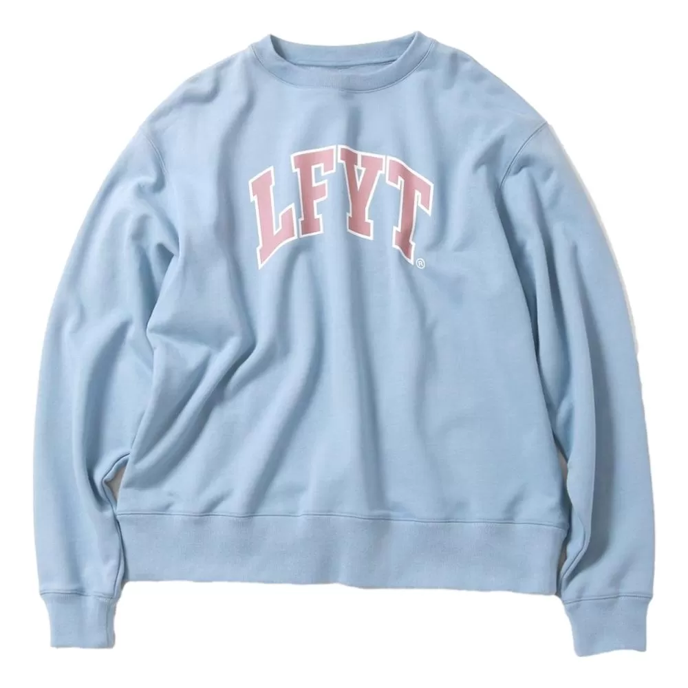 LAFAYETTE LFYT ARCH LOGO CREWNECK SWEATSHIRT-LIGHT BLUE