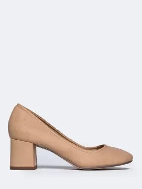 Low Block Heel Pump