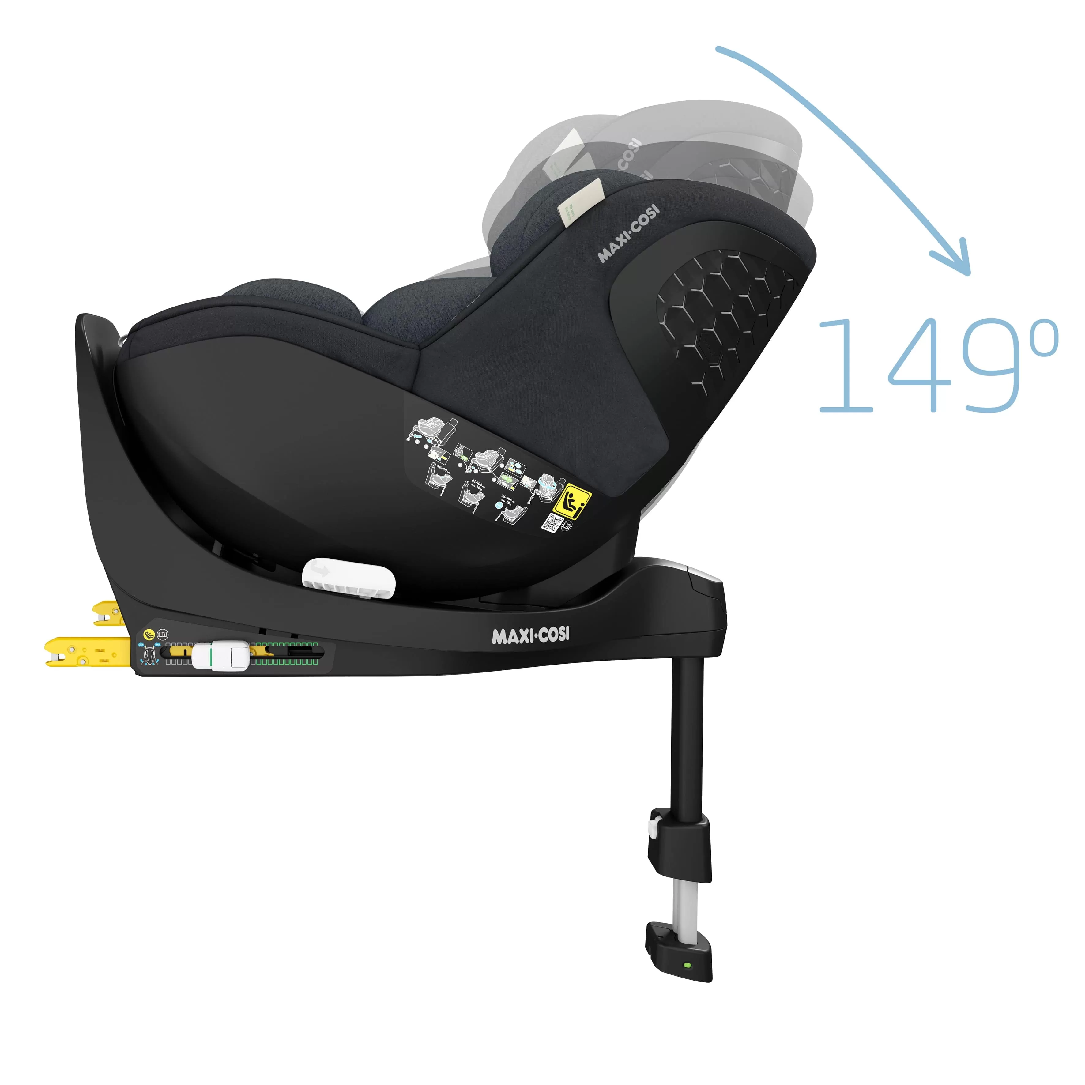 Maxi Cosi Mica Pro ECO i-Size Car Seat - Authentic Graphite