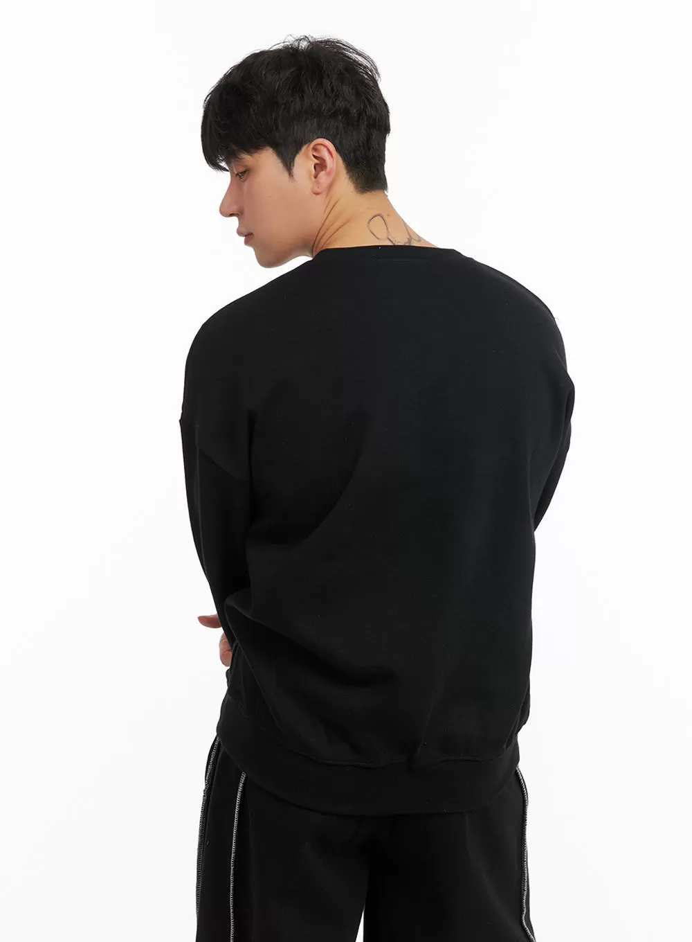 Men's Basic Cotton Sweatshirt IA402