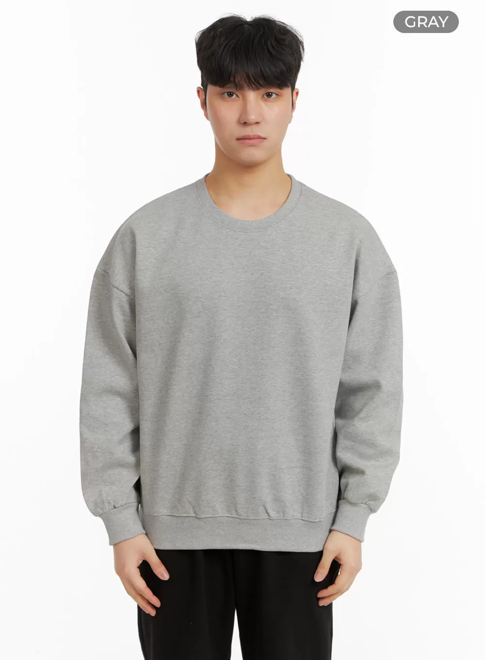 Men's Basic Cotton Sweatshirt IA402