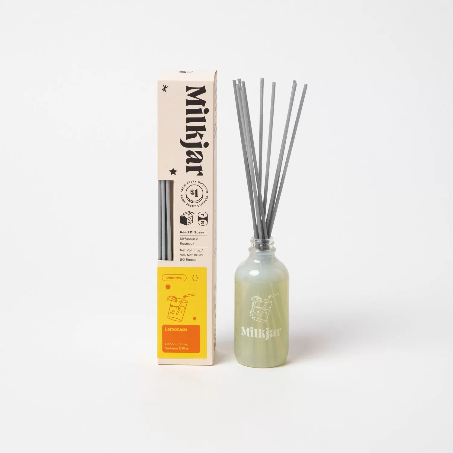 Milk Jar Reed Diffusers