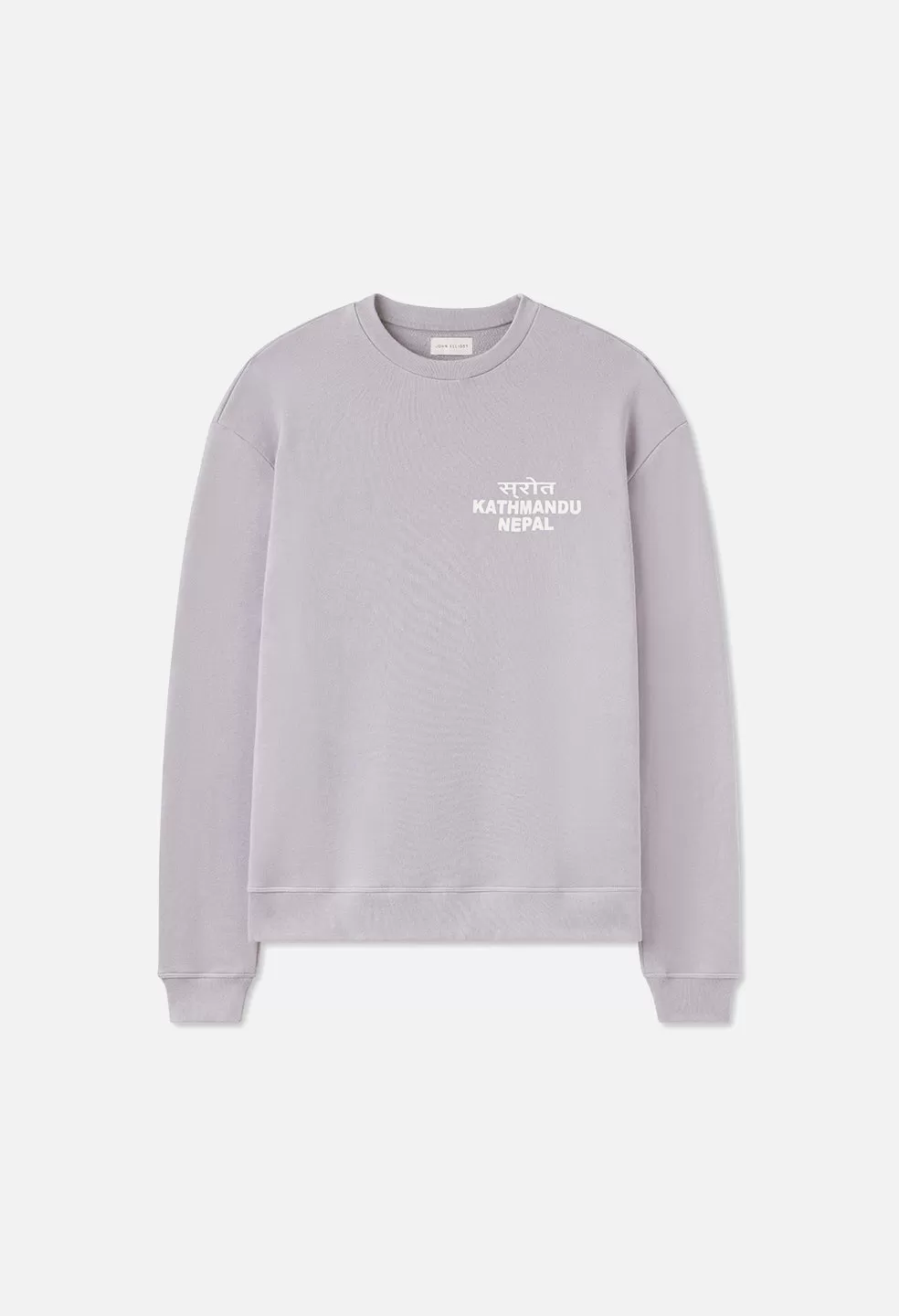 Nepal Oversized Crewneck Pullover / Haze