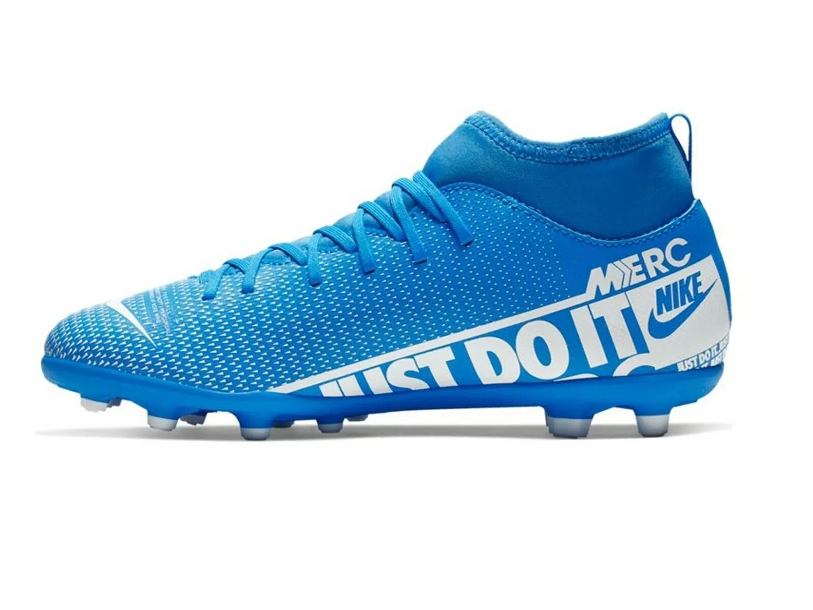 Nike football boot Jr Superfly 7 Club FG/MG AT8150 414 blue