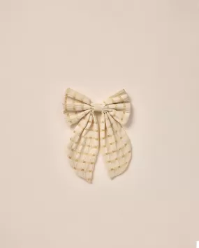 Noralee - Lemon Check Oversized Bow