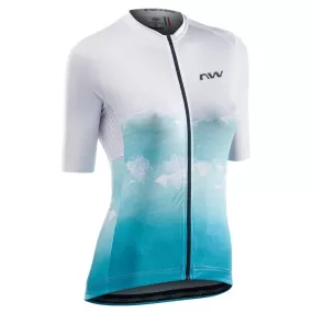 Northwave Woman Water Jersey - Ice/Light Blue