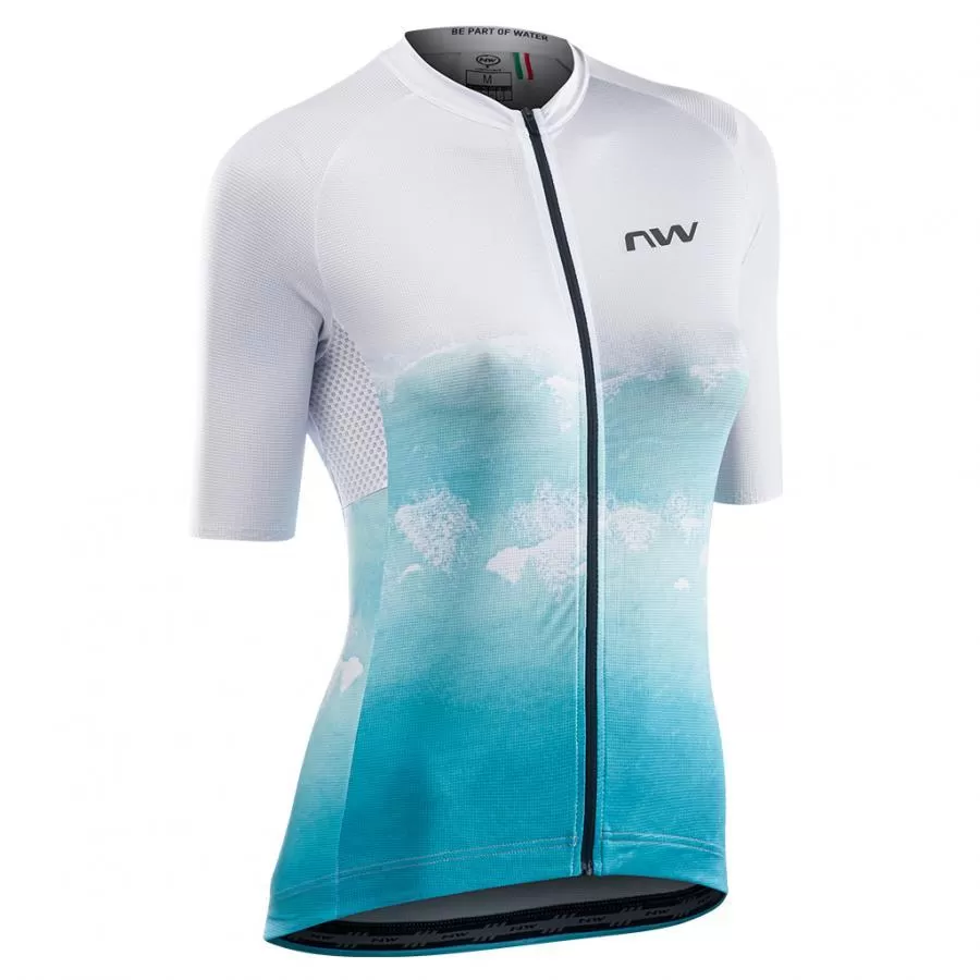 Northwave Woman Water Jersey - Ice/Light Blue