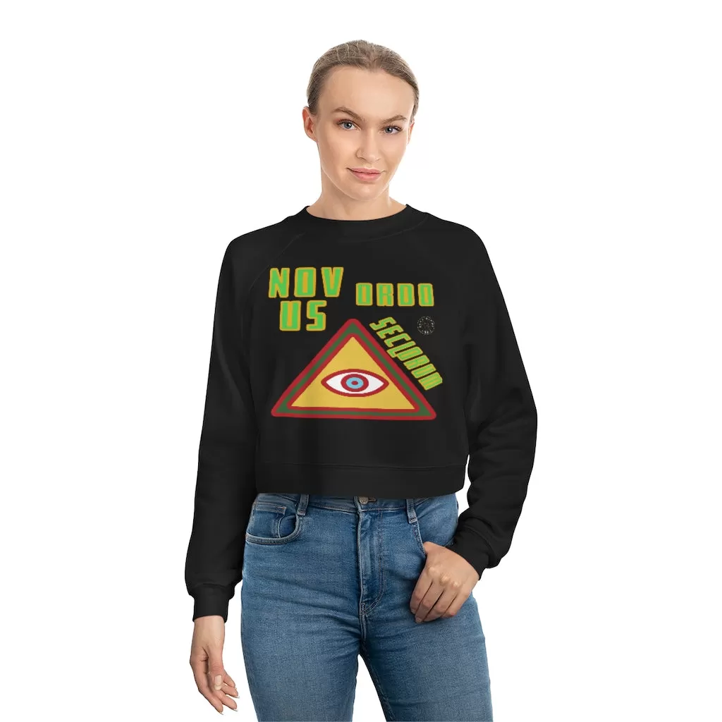 Novus Ordo Seclorum Cropped Fleece Pullover