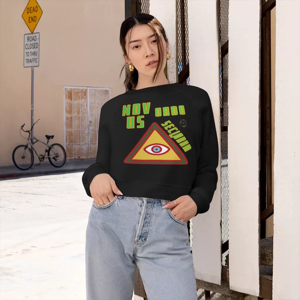 Novus Ordo Seclorum Cropped Fleece Pullover