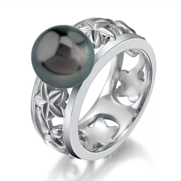 Pearl Pikake Lei Ring