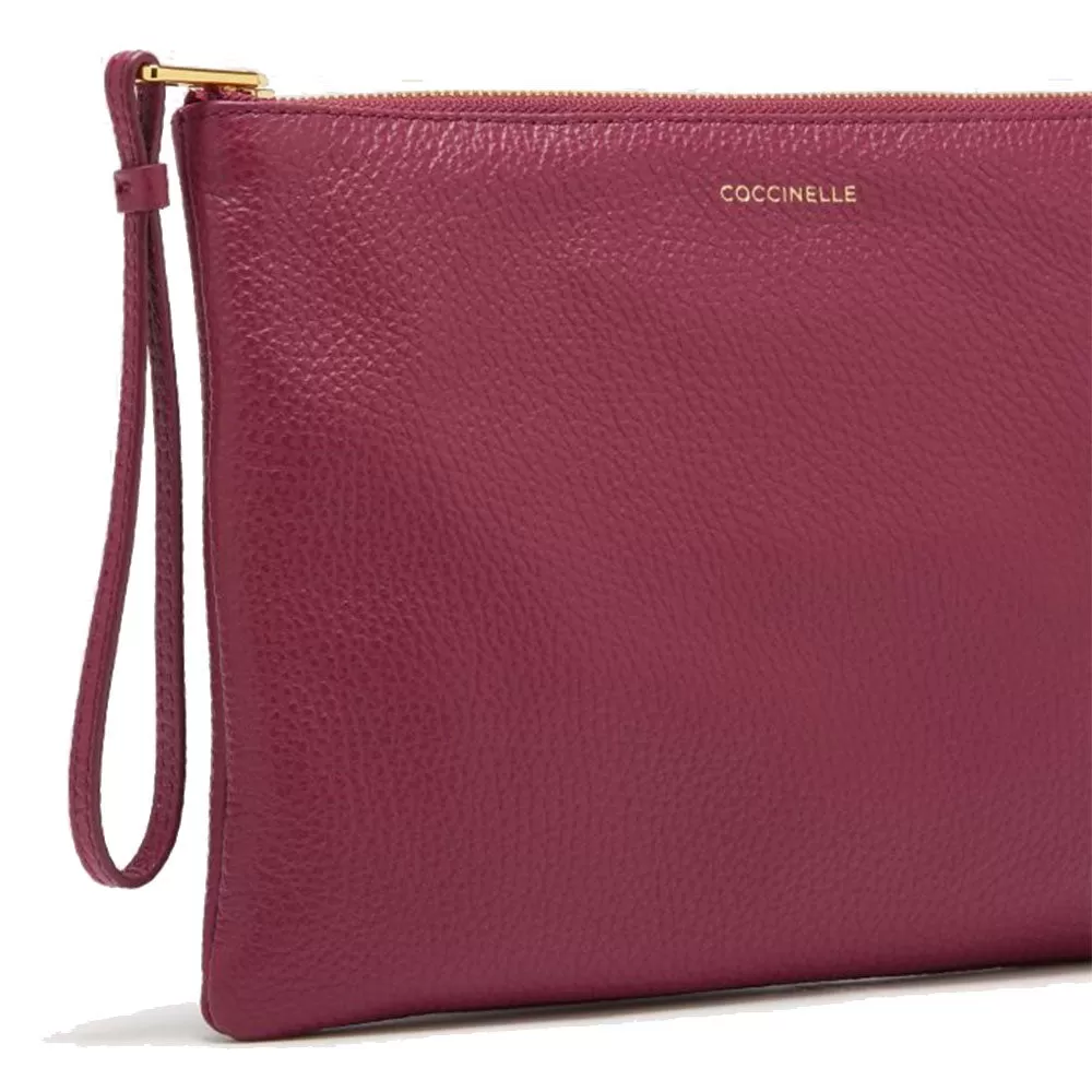 Pochette Donna COCCINELLE in Pelle Garnet Red Linea Alias